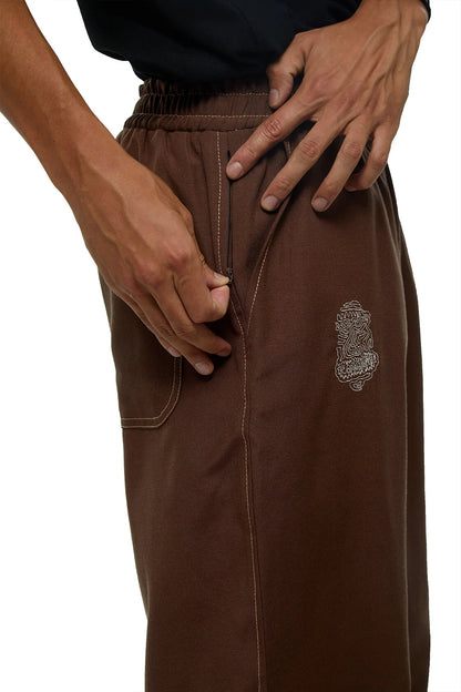 PANTALON SMOOTH BROWN PANTS